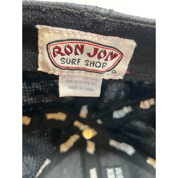 Ron Jon "RJ" Black Flex Fit Cap S C141 - Picture 10 of 10
